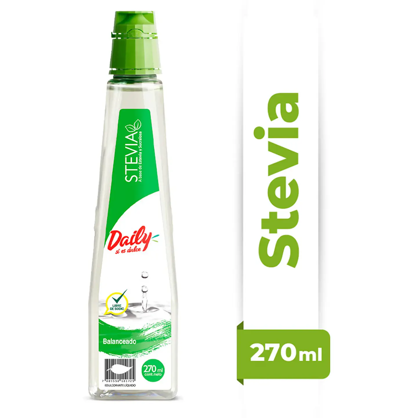 DAILY ENDULZANTE CON ESTEVIA x 270 ML 1