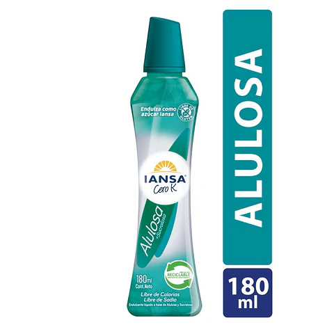 IANSA CERO K ALULOSA + SUCRALOSA X 180ML