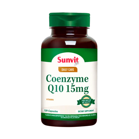 SUNVIT COENZIMA Q10 15 MG x 120 CAPSULAS