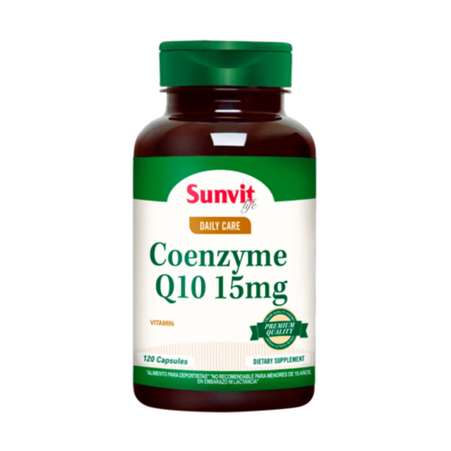 SUNVIT COENZIMA Q10 15 MG x 120 CAPSULAS 1