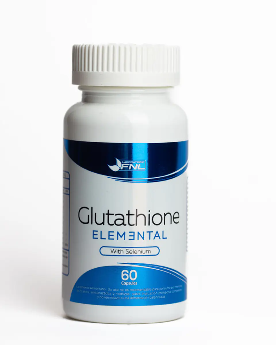 FNL GLUTATHIONE ELEMENTAL 300 MG CON SELENIO x 60 CAPSULAS 1