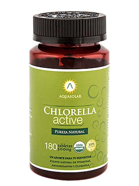 CHLORELLA ACTIVE 500 MG x 180 TABLETAS