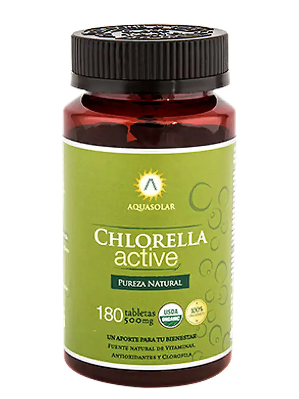 CHLORELLA ACTIVE 500 MG x 180 TABLETAS 1