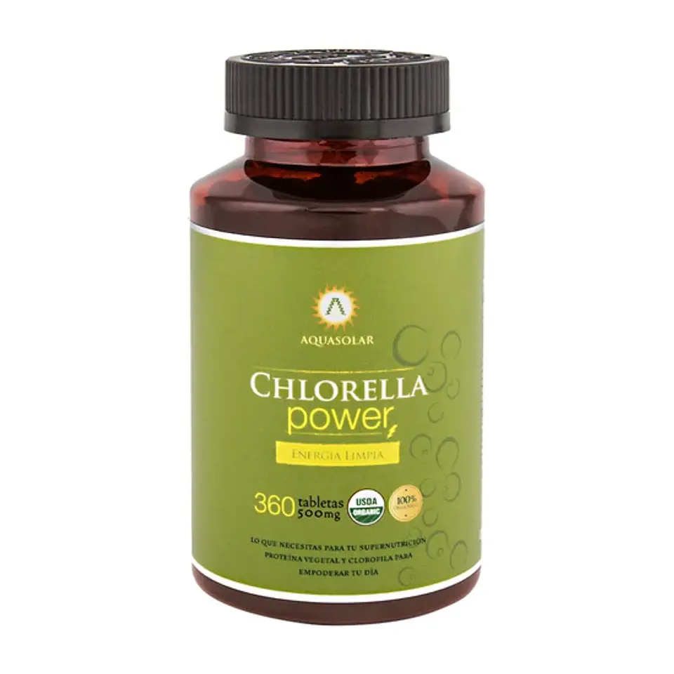 CHLORELLA POWER 500 MG x 360 TABLETAS 1