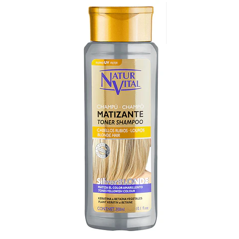 NATURVITAL SHAMPOO MATIZANTE SILVER BLONDE x300mL