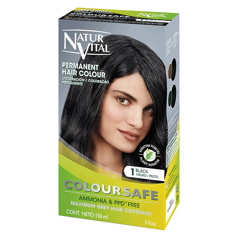 NATURVITAL COLORACION PERMANENTE NEGRO