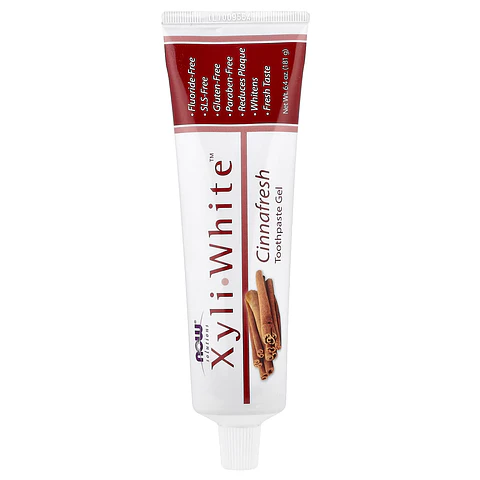 NOW XYLIWHITE PASTA DE DIENTE EN GEL CANELA FRESCA x 181 GRAMOS