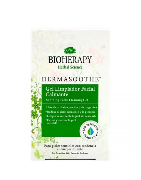 BIOHERAPY GEL LIMPIADOR FACIAL CALMANTE PARA PIELES SENSIBLES x250ML