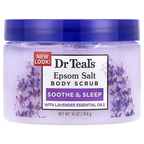 DR TEALS EXFOLIANTE CORPORAL SAL DE EPSOM LAVANDA x 454 GRAMOS