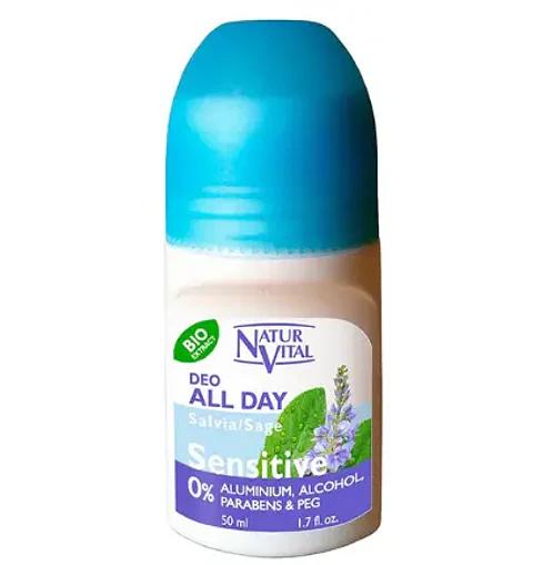NATURVITAL DESODORANTE SENSITIVE SALVIA x50mL