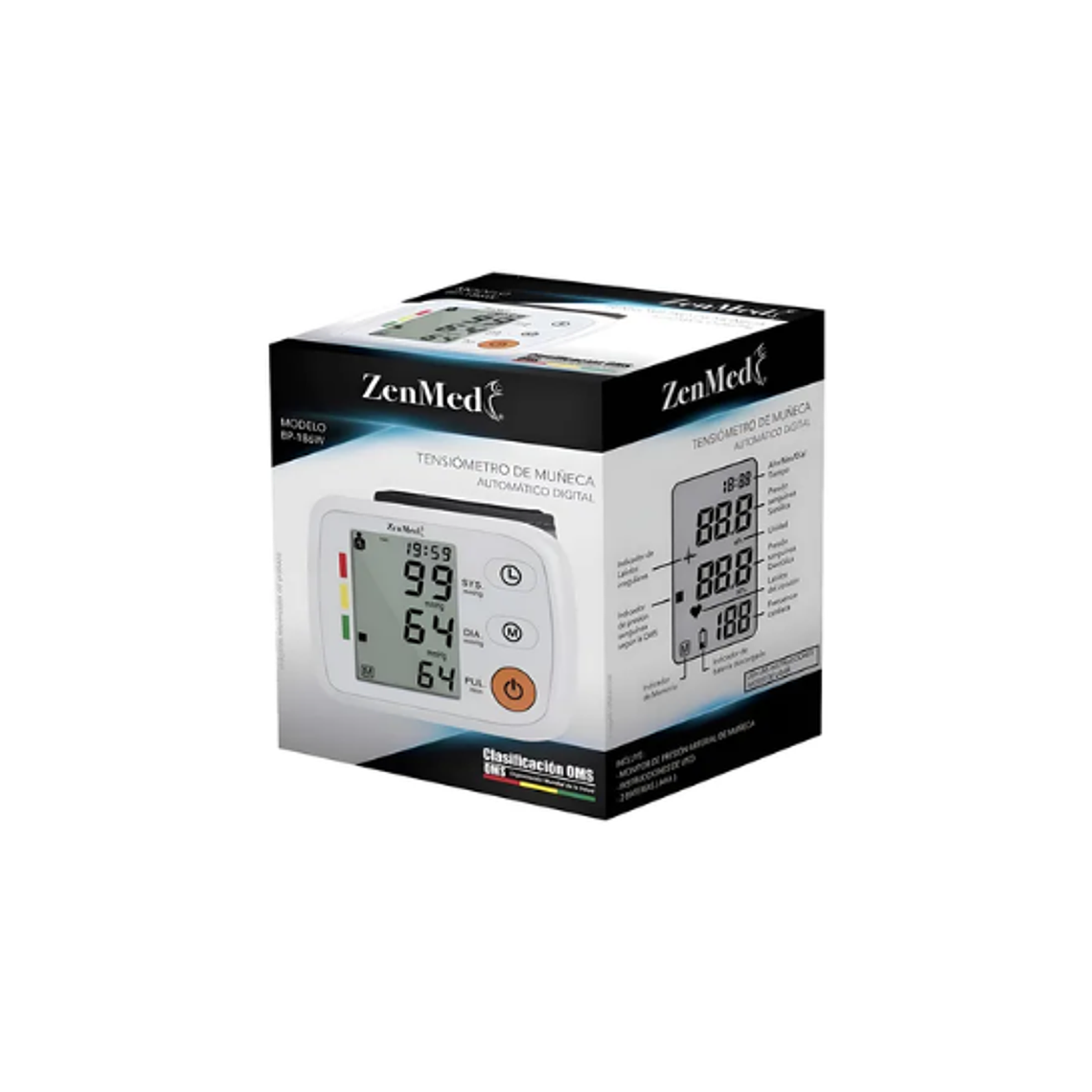 Tensiómetro De Muñeca BP-186w ZenMed 1