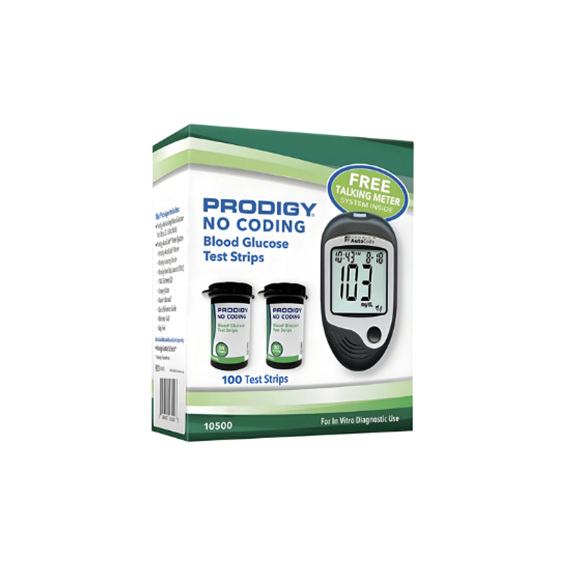 Prodigy no Coding - Blood Glucose Test Strips 1