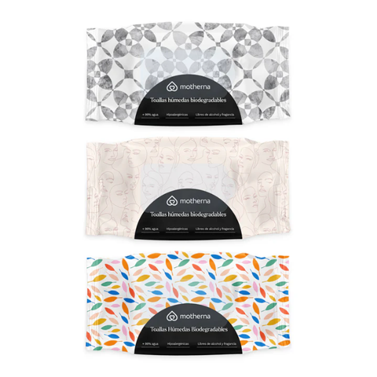 Toallitas húmedas Motherna 60 unidades 2