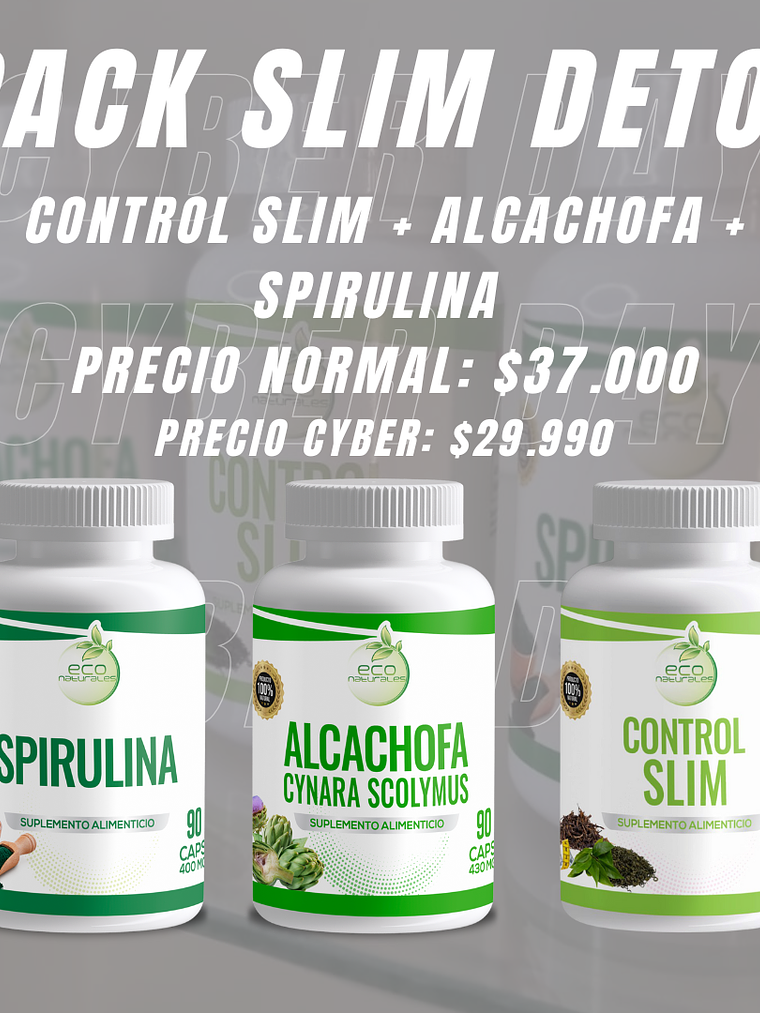 Control Slim + Alcachofa + Spirulina 1
