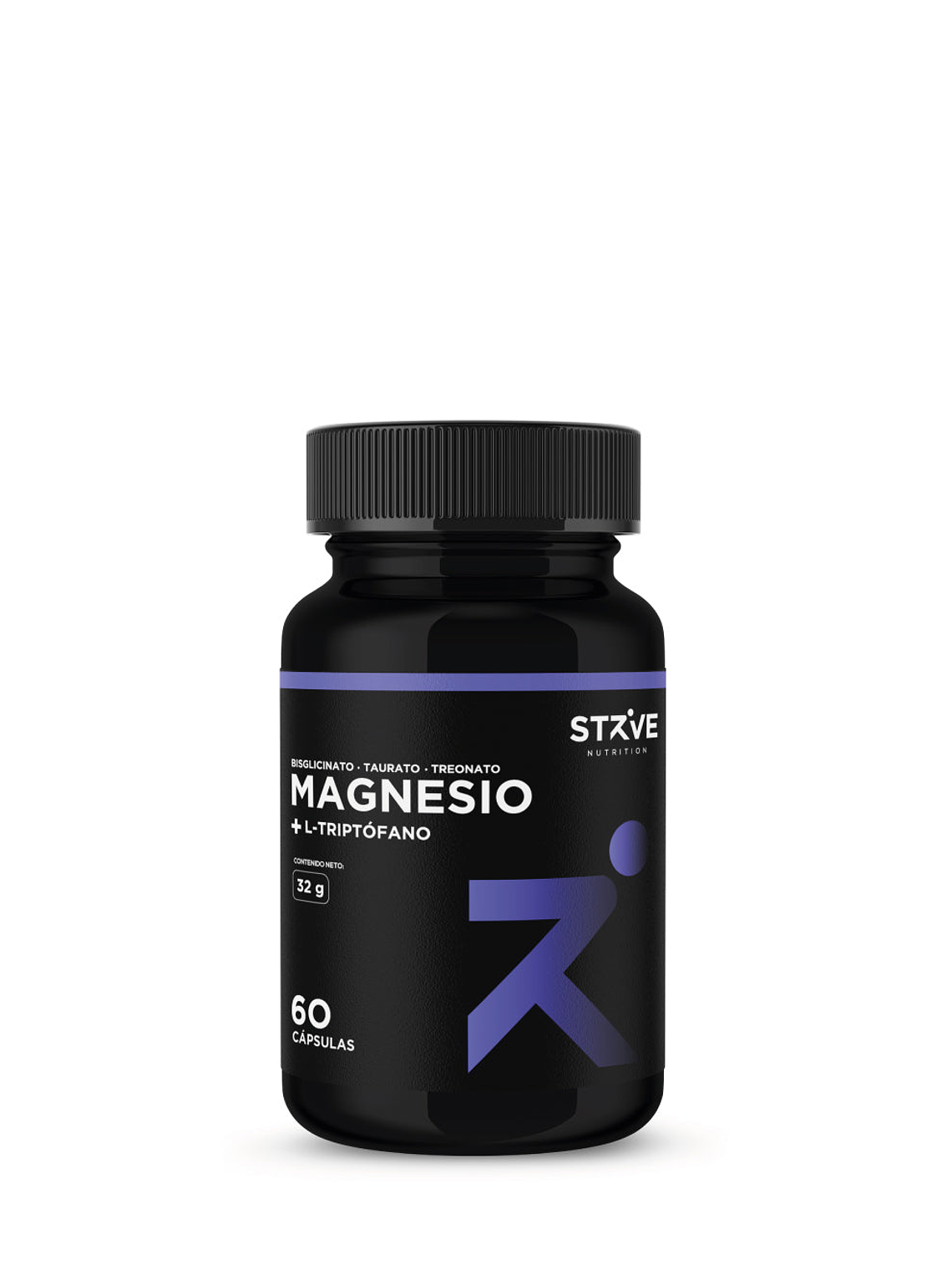 Magnesio +L-Triptófano 60 Capsulas (Strive Nutrition) 1