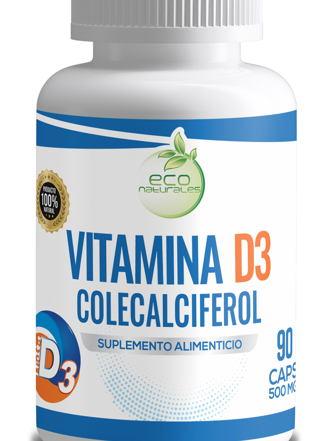 Vitamina D3 (Colecalciferol) 90 Cápsulas 1