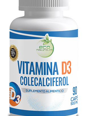 Vitamina D3 (Colecalciferol) 90 Cápsulas