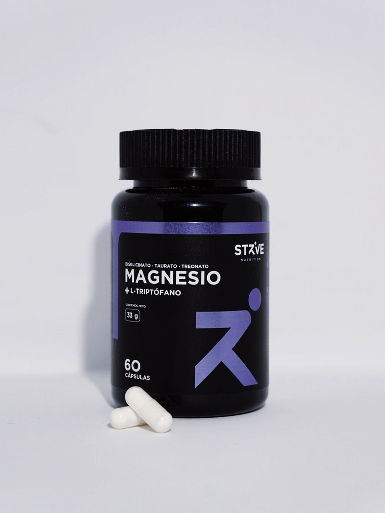 Magnesio +L-Triptófano 60 Capsulas (Strive Nutrition) 3