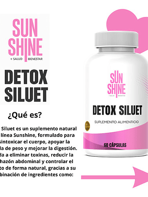 Sun Shine Detox Siluet  60 Cápsulas