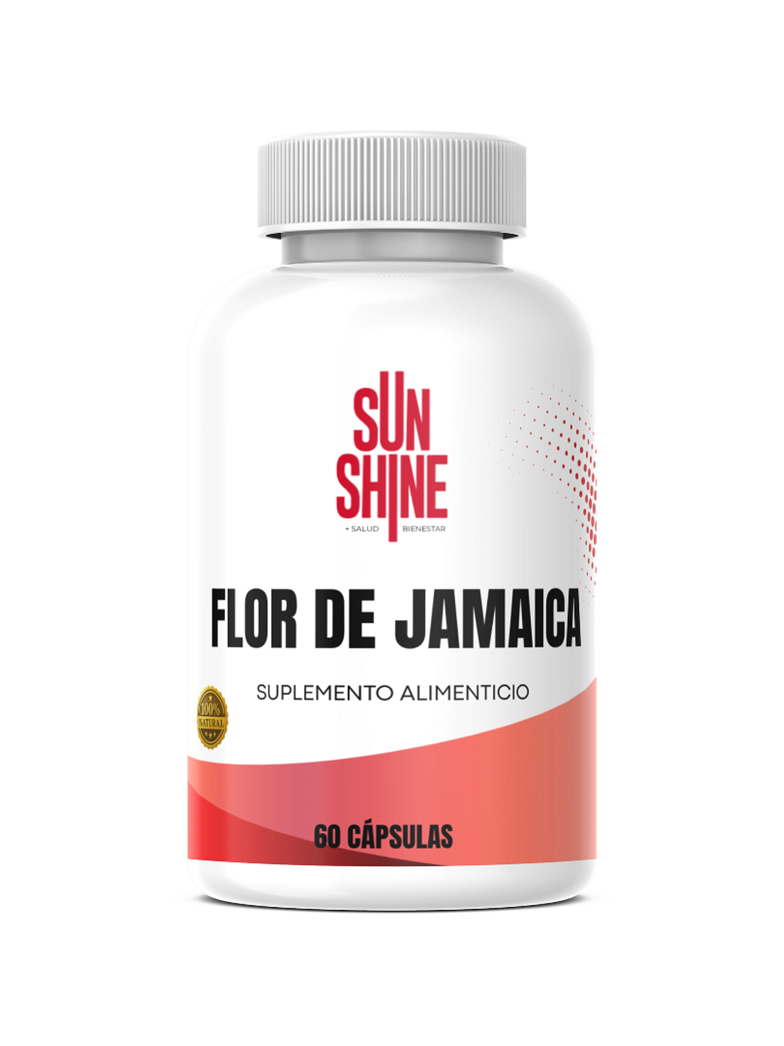 Sun Shine Flor De Jamaica 60 Capsulas Frasco 1