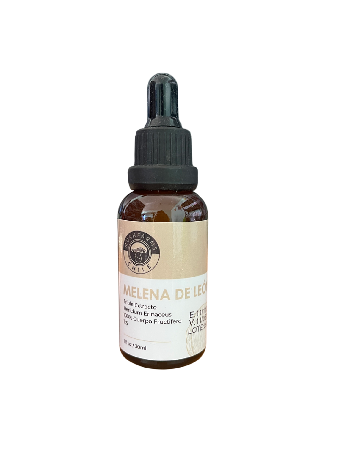 Melena De León Gotas 30 Ml Mushfarms Suplemento Natural 1