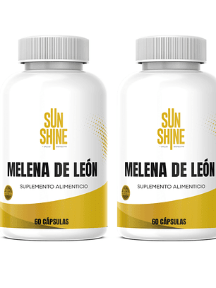 2 Frascos Melena De León 60 Cápsulas C/u