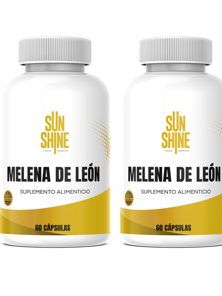 2 Frascos Melena De León 60 Cápsulas C/u 1