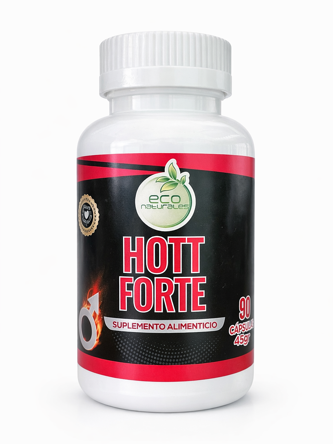 Hott Forte 90 Caps | Afrodisíaca Libido bajo | Placer | energía y deseo   1