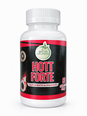 Hott Forte 90 Caps | Afrodisíaca Libido bajo | Placer | energía y deseo  