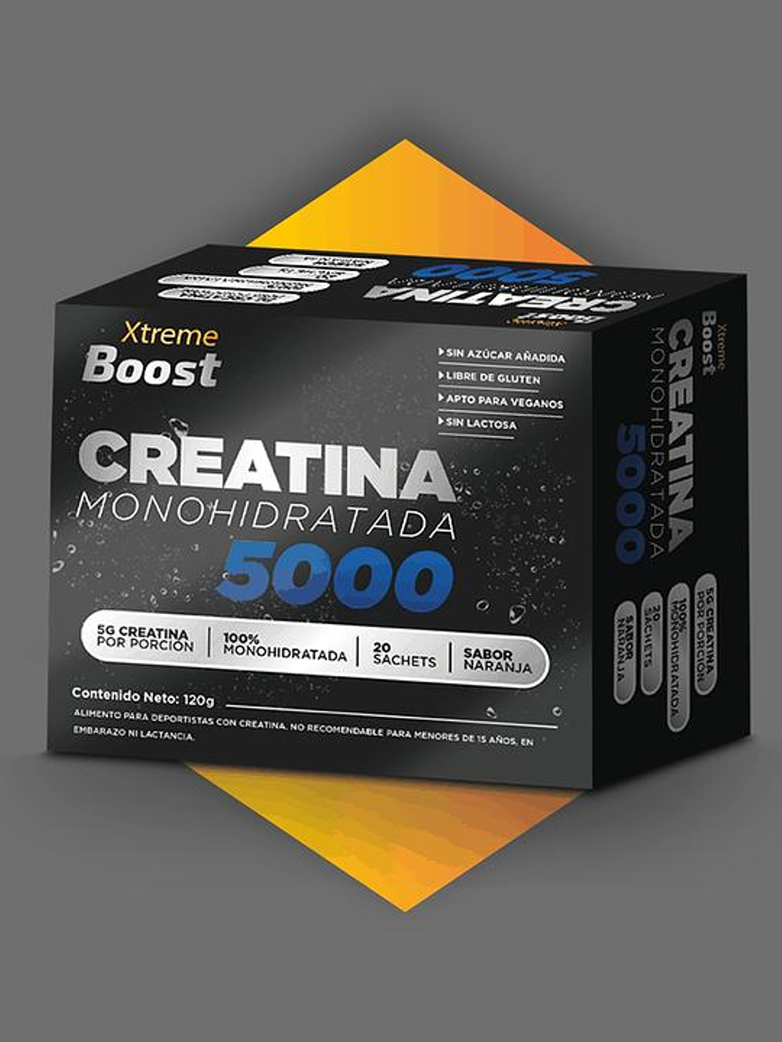 XTREME BOOST CREATINA 5G SABOR NARANJA SACHET 1