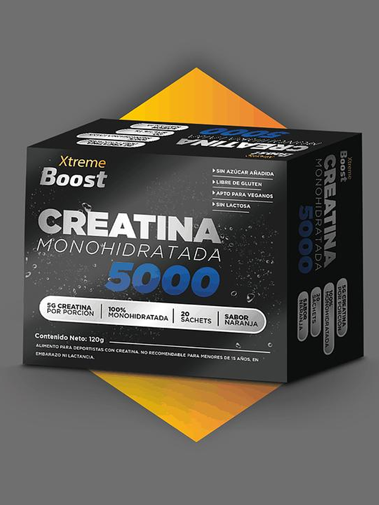 XTREME BOOST CREATINA 5G SABOR NARANJA SACHET 1