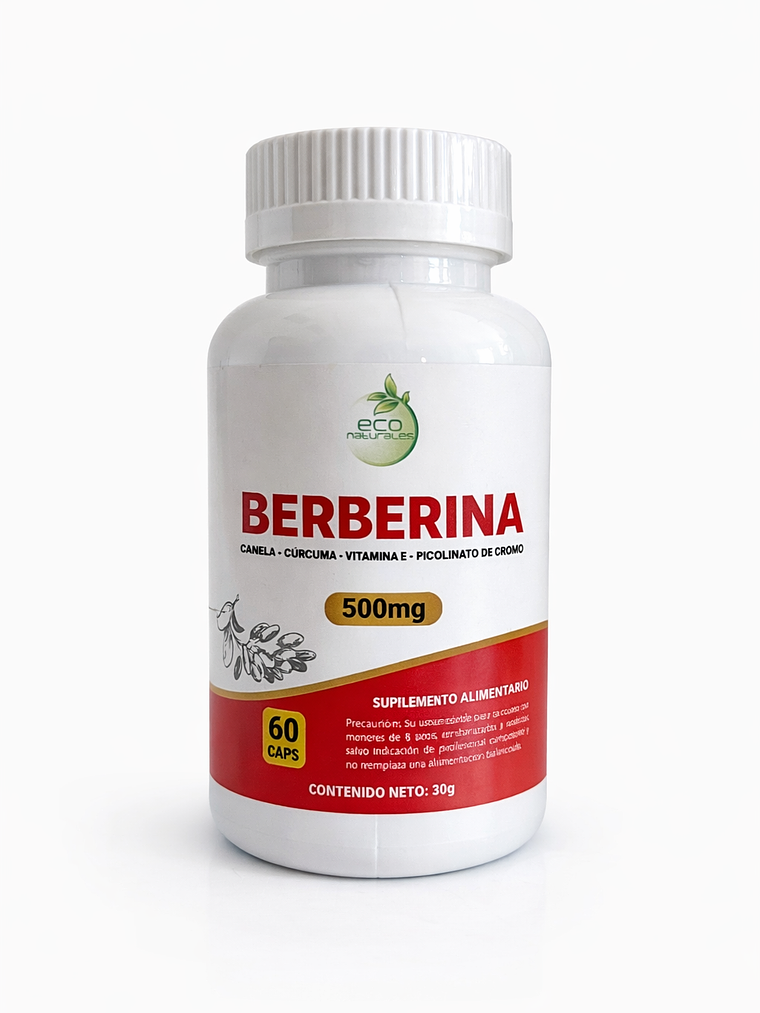 Berberina 500 mg (60 Cápsulas) 1