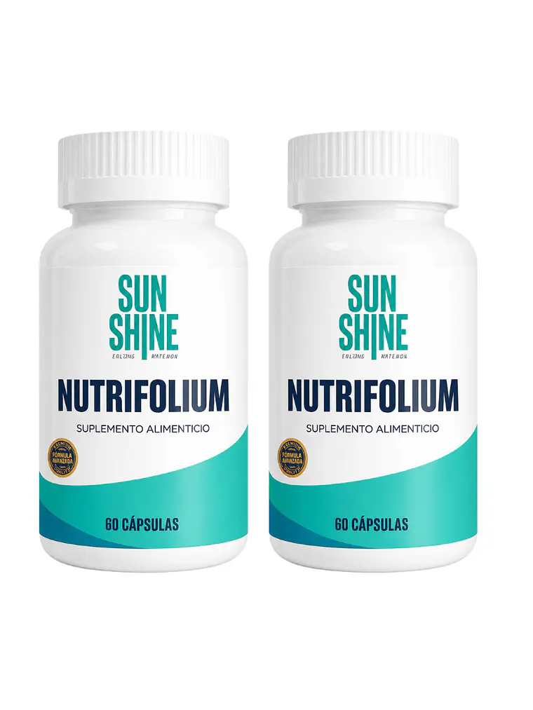 2 Frascos Nutrifolium Sun Shine Nutricosmética En 60 Cápsulas 1