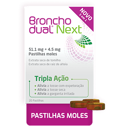 Bronchodual Next 4,5/51,1 mg x 20 pastilhas