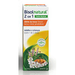 Bisolnatural 2 in 1 Sugar-free syrup 120ml