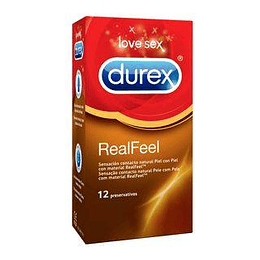 Durex Real Feel Preservativo  X12