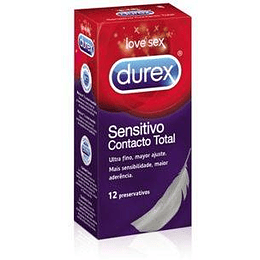 Durex Sensitivo Contacto Total x12