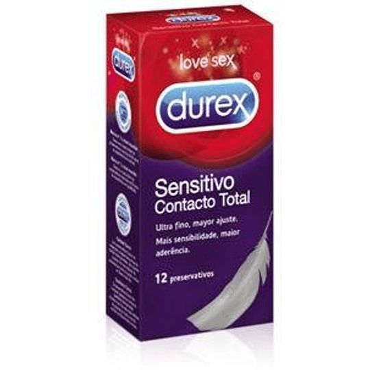 Durex Sensitivo Contacto Total x12