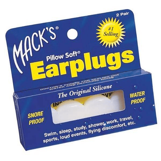 Mack's Adult Silicone Earplugs