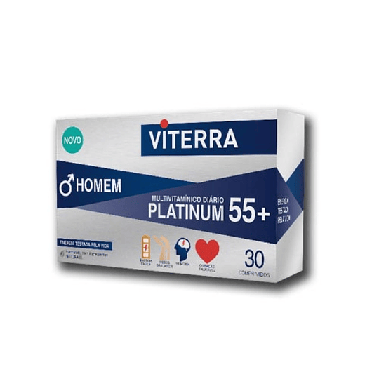 Viterra Platinum 55+ Homem 30 Comprimidos