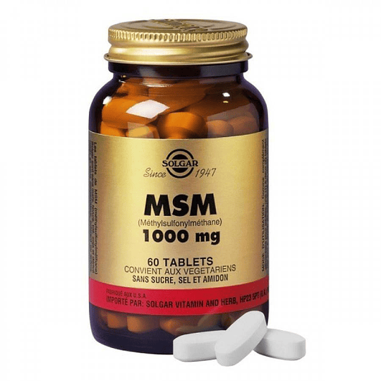 Solgar MSM 1000mg 60 Tablets