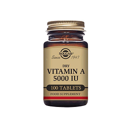 Solgar Vitamina A 5000 UI Com Vitamina C 100 comprimidos