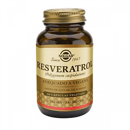 Solgar Resveratrol 60 Cápsulas Vegetais