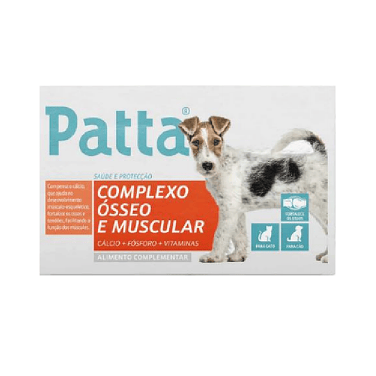 Patta Complexo Ósseo e Muscular Cão/Gato x 60 comprimidos 