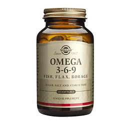 Solgar Omega 3-6-9 Fish, Flax, Borage 60 Soft Capsules
