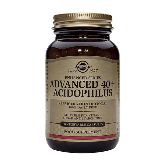 Solgar Advanced 40+ Acidophilus 60 cápsulas