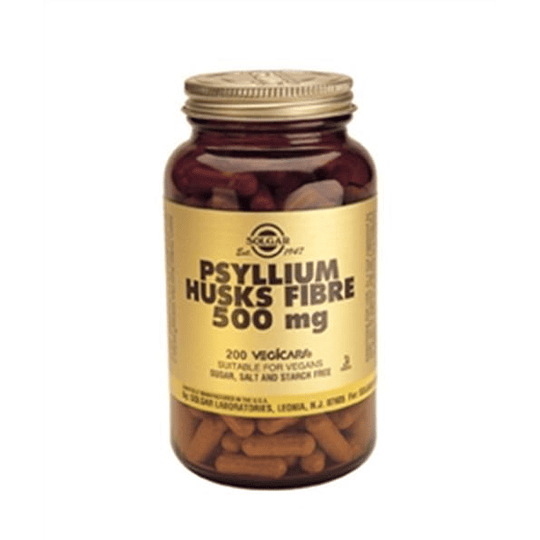 Solgar Psyllium 500mg 200 Cápsulas 