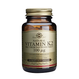 Solgar Vitamin K2 100mcg 50 Capsules