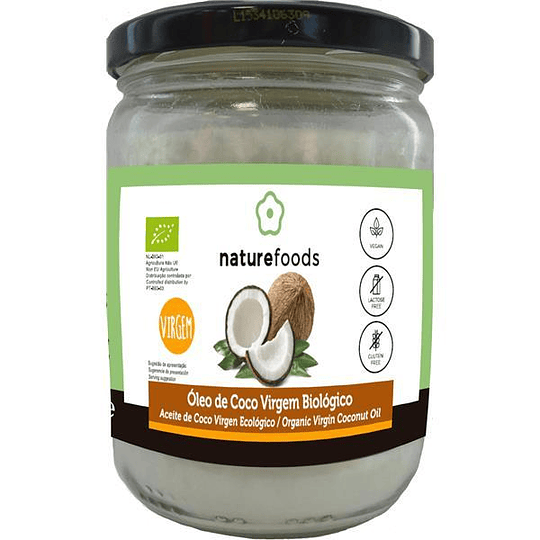 Naturefoods Óleo de Coco Virgem Bio 400g