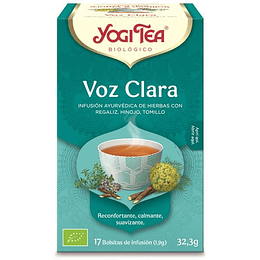 Yogi Tea Voz Clara Infusão Bio 17 Saquetas